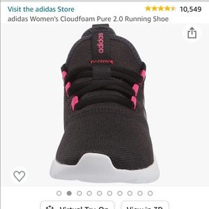 adidas Women's Cloudfoam Pure 2.0 Running Shoe size 8
